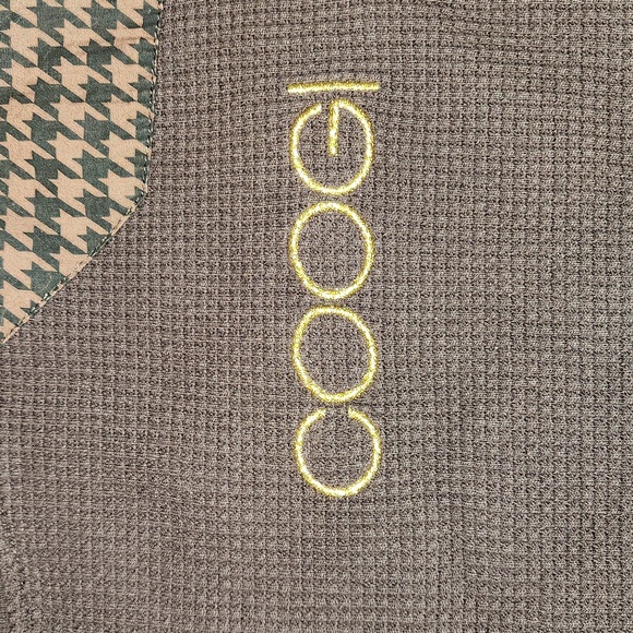 Coogi Waffle Knit Embroidered Spellout Crewneck Sweater Vintage Y2K - Picture 3 of 12